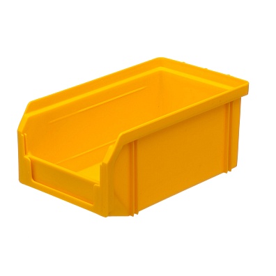 Пластиковый ящикV-1-желтый 171х102х75мм, 1 литр