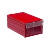Пластиковый короб С-2-красный-прозрачный , 140х250х100мм