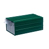 Пластиковый короб С-2-зеленый-прозрачный , 140х250х100мм