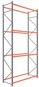 Стеллаж АРС2 4500х1050х2100-4 