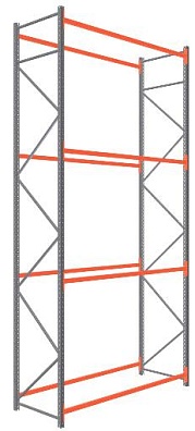 Стеллаж АРС2 4500х1050х2100-4 