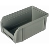 Пластиковый ящик V-1-серый 171х102х75мм, 1 литр